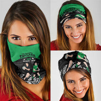New Zealand and Ireland Rugby Neck Gaiter Chicago 2025 Go All Black Shamrocks - Polynesian Pride