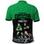 New Zealand and Ireland Rugby Custom Polo Shirt Chicago 2025 Go All Black Shamrocks - Polynesian Pride