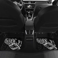 New Zealand and South Africa Rugby Custom Car Mats Maori Tiki Fern Springboks Kente Pattern - Polynesian Pride