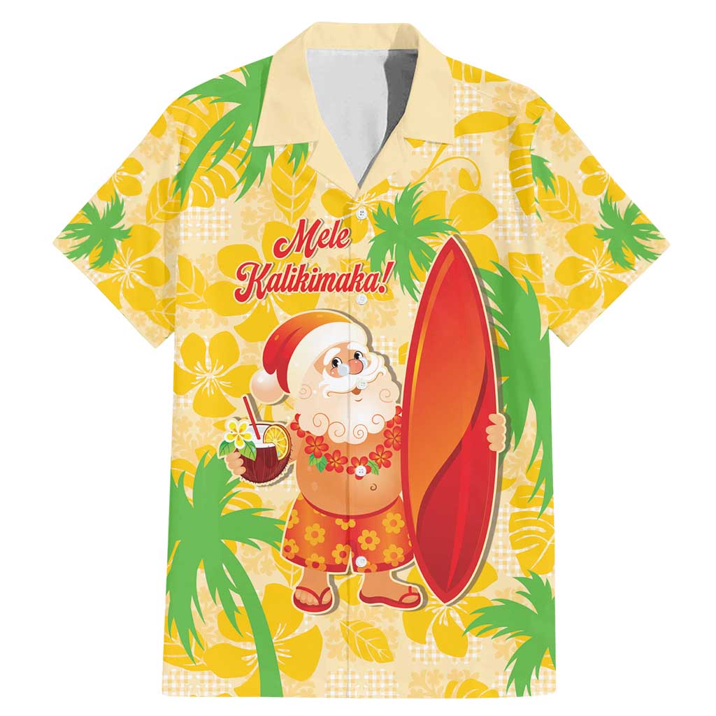 Aloha Hawaii Christmas Family Matching Mermaid Dress and Hawaiian Shirt Mele Kalikimaka Funny Santa Palaka Quilt Motifs - Polynesian Pride