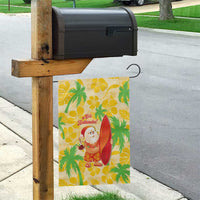 Aloha Hawaii Christmas Garden Flag Mele Kalikimaka Funny Santa Palaka Quilt Motifs - Polynesian Pride