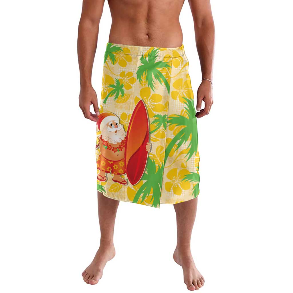 Aloha Hawaii Christmas Lavalava Mele Kalikimaka Funny Santa Palaka Quilt Motifs - Polynesian Pride
