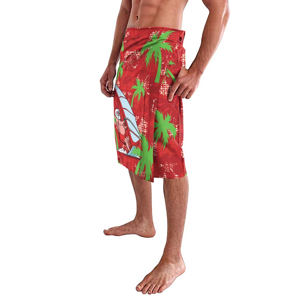 Aloha Hawaii Christmas Lavalava Mele Kalikimaka Windsurfing Santa Palaka Quilt Motifs - Polynesian Pride