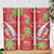 Aloha Hawaii Christmas Skinny Tumbler Mele Kalikimaka Windsurfing Santa Palaka Quilt Motifs - Polynesian Pride