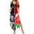 Custom New Zealand And England Rugby Summer Maxi Dress 2023 World Cup All Black Combine Red Roses LT14 Women Black - Polynesian Pride