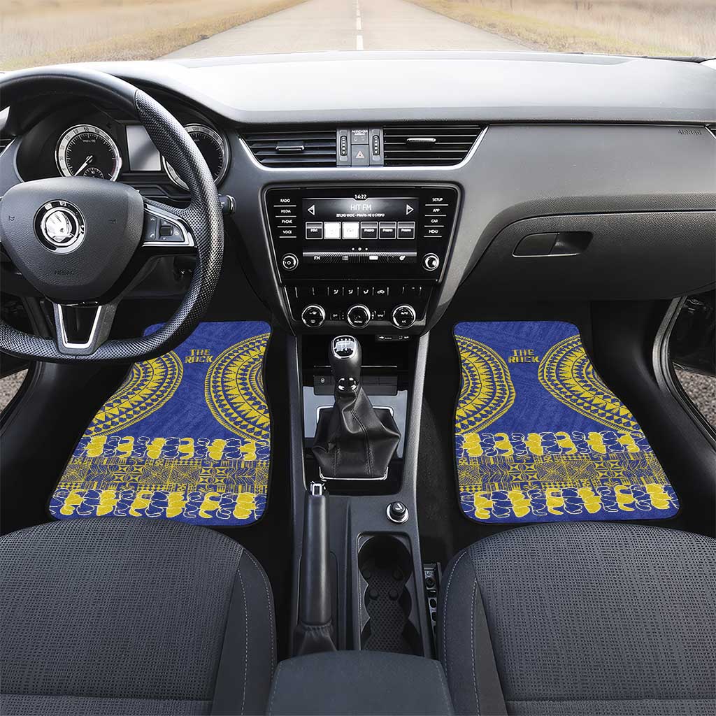 Fakaalofa Lahi Atu Niue Car Mats Siapo Pattern With Puakenikeni