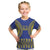 Fakaalofa Lahi Atu Niue Kid T Shirt Siapo Pattern With Puakenikeni