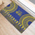 Fakaalofa Lahi Atu Niue Rubber Doormat Siapo Pattern With Puakenikeni