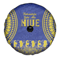 Fakaalofa Lahi Atu Niue Spare Tire Cover Siapo Pattern With Puakenikeni