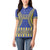 Fakaalofa Lahi Atu Niue Women Polo Shirt Siapo Pattern With Puakenikeni