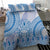 Niue Language Week Bedding Set The Rock Coconut Crab - Siapo Blue Pastel