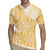Niue Language Week Rugby Jersey The Rock Coconut Crab - Siapo Gold Pastel
