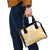 Niue Language Week Shoulder Handbag The Rock Coconut Crab - Siapo Gold Pastel