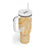 Niue Language Week Tumbler With Handle The Rock Coconut Crab - Siapo Gold Pastel