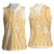 Niue Language Week Women Sleeveless Polo Shirt The Rock Coconut Crab - Siapo Gold Pastel