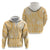 Niue Language Week Zip Hoodie The Rock Coconut Crab - Siapo Gold Pastel