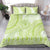 Lime Green Niue Language Week Bedding Set The Rock Coconut Crab - Siapo Pattern