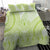 Lime Green Niue Language Week Bedding Set The Rock Coconut Crab - Siapo Pattern