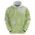 Lime Green Niue Language Week Hoodie The Rock Coconut Crab - Siapo Pattern