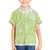Lime Green Niue Language Week Kid Hawaiian Shirt The Rock Coconut Crab - Siapo Pattern