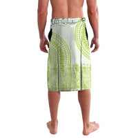 Lime Green Niue Language Week Lavalava The Rock Coconut Crab - Siapo Pattern