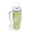 Lime Green Niue Language Week Tumbler With Handle The Rock Coconut Crab - Siapo Pattern