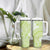 Lime Green Niue Language Week Tumbler With Handle The Rock Coconut Crab - Siapo Pattern