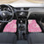 Pink Niue Language Week Car Mats The Rock Coconut Crab - Siapo Pattern