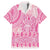 Pink Niue Language Week Family Matching Mermaid Dress and Hawaiian Shirt The Rock Coconut Crab - Siapo Pattern