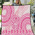 Pink Niue Language Week Quilt The Rock Coconut Crab - Siapo Pattern