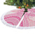 Pink Niue Language Week Tree Skirt The Rock Coconut Crab - Siapo Pattern