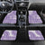 Purple Niue Language Week Car Mats The Rock Coconut Crab - Siapo Pattern