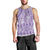 Purple Niue Language Week Men Tank Top The Rock Coconut Crab - Siapo Pattern