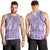 Purple Niue Language Week Men Tank Top The Rock Coconut Crab - Siapo Pattern