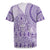 Purple Niue Language Week Rugby Jersey The Rock Coconut Crab - Siapo Pattern