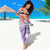 Purple Niue Language Week Sarong The Rock Coconut Crab - Siapo Pattern