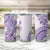 Purple Niue Language Week Tumbler Cup The Rock Coconut Crab - Siapo Pattern