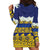 Tokelau Language Week Hoodie Dress Tokelauan Tuluma With Gardenia Thunbergia