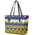 Tokelau Language Week Leather Tote Bag Tokelauan Tuluma With Gardenia Thunbergia