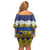 Tokelau Language Week Off Shoulder Short Dress Tokelauan Tuluma With Gardenia Thunbergia