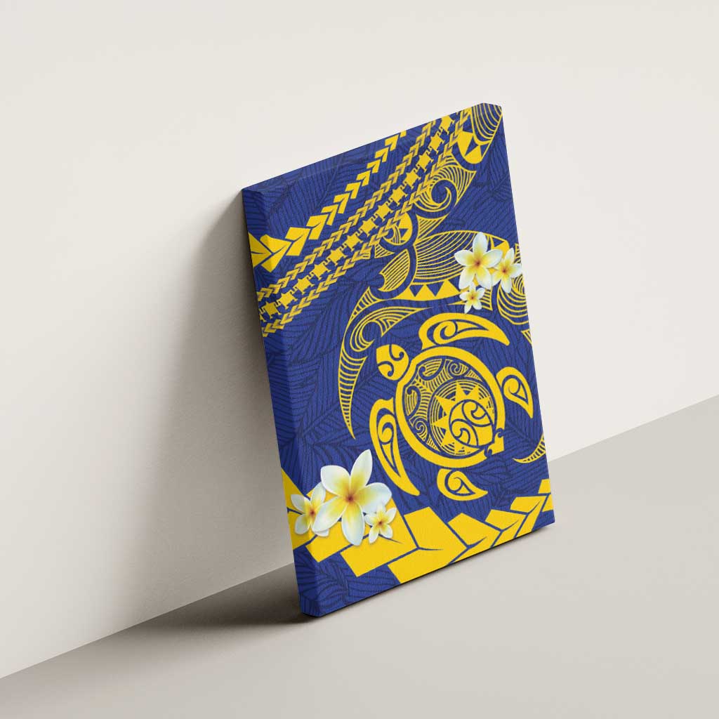 Te Vaiaho o te Gagana Tokelau Canvas Wall Art Polynesian Turtle - Malo Ni!
