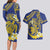 Te Vaiaho o te Gagana Tokelau Couples Matching Long Sleeve Bodycon Dress and Hawaiian Shirt Polynesian Turtle - Malo Ni!