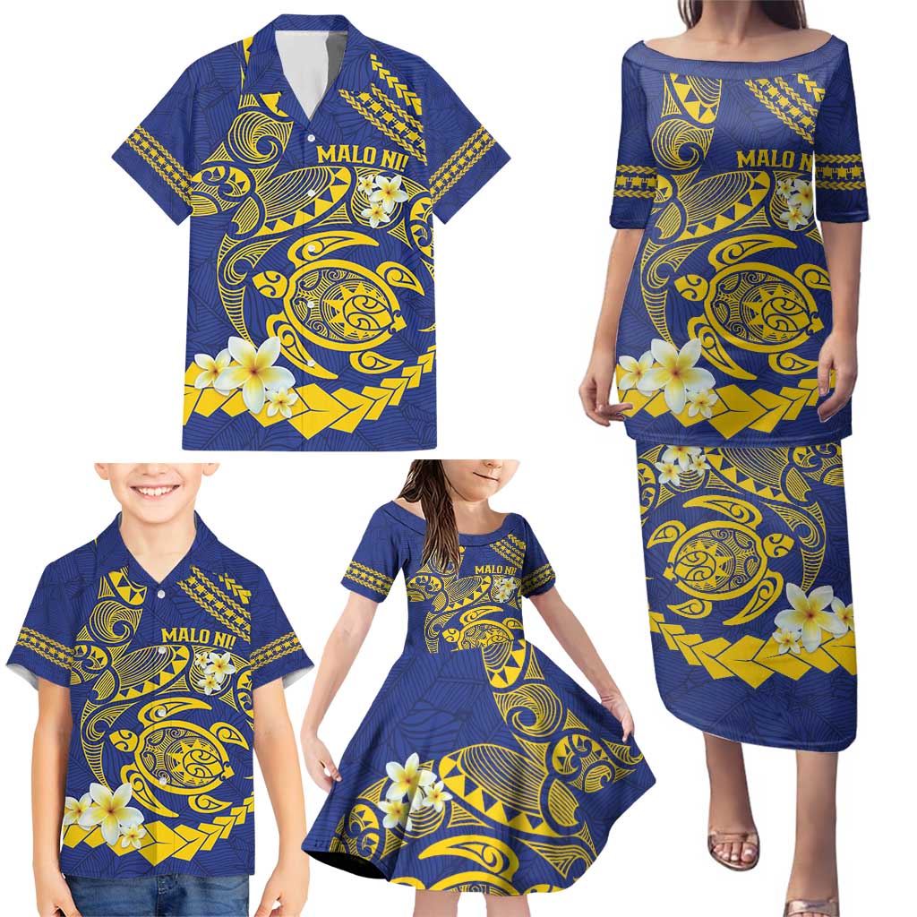 Te Vaiaho o te Gagana Tokelau Family Matching Puletasi and Hawaiian Shirt Polynesian Turtle - Malo Ni! LT14 - Polynesian Pride