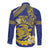 Te Vaiaho o te Gagana Tokelau Long Sleeve Button Shirt Polynesian Turtle - Malo Ni!