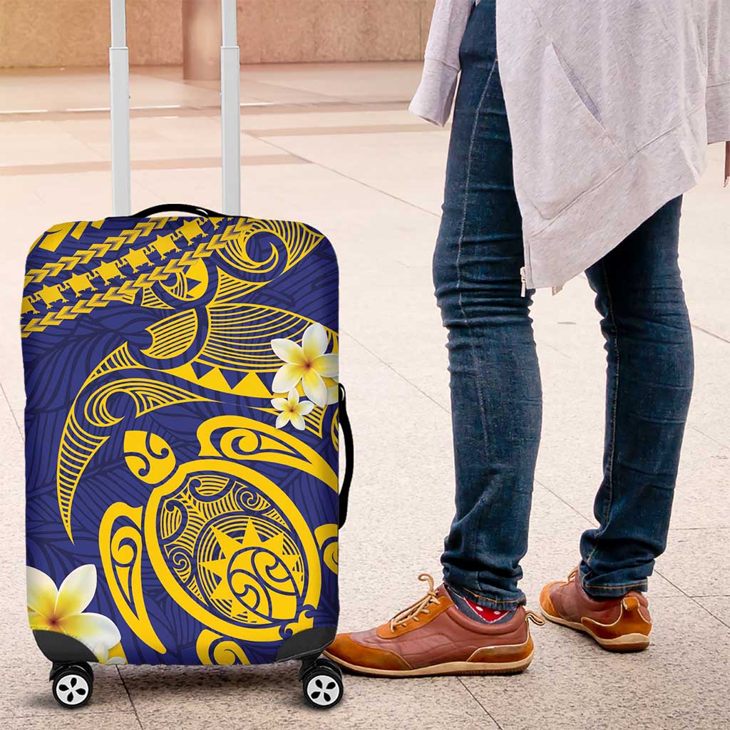 Te Vaiaho o te Gagana Tokelau Luggage Cover Polynesian Turtle - Malo Ni!