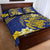 Te Vaiaho o te Gagana Tokelau Quilt Bed Set Polynesian Turtle - Malo Ni!