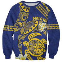 Te Vaiaho o te Gagana Tokelau Sweatshirt Polynesian Turtle - Malo Ni!