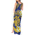 Te Vaiaho o te Gagana Tokelau Tank Maxi Dress Polynesian Turtle - Malo Ni!