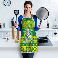 Fiji Tailevu Rugby Custom Apron Go Champions Fijian Tapa Pattern LT14 - Polynesian Pride