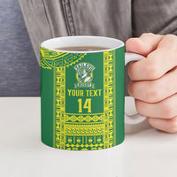 Fiji Tailevu Rugby Custom Ceramic Mug Go Champions Fijian Tapa Pattern LT14 - Polynesian Pride